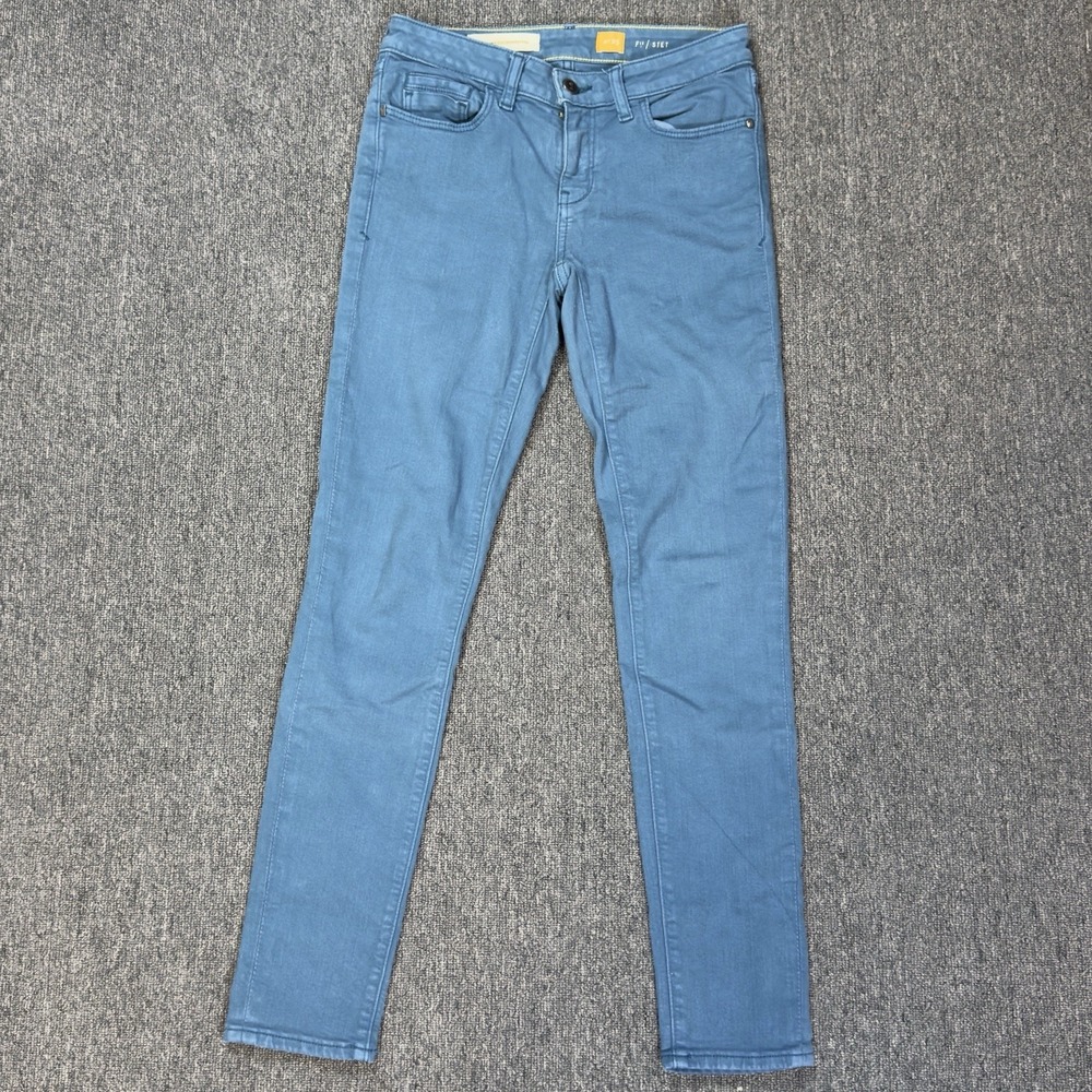 Pilcro‎ & The Letter Press Stet Fit Slim Jean Women's 25 Turquoise Stretch 27X29